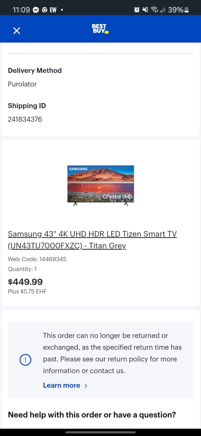 Samsung 43" 4K UHD HDR LED Tizen Smart TV - photo 2