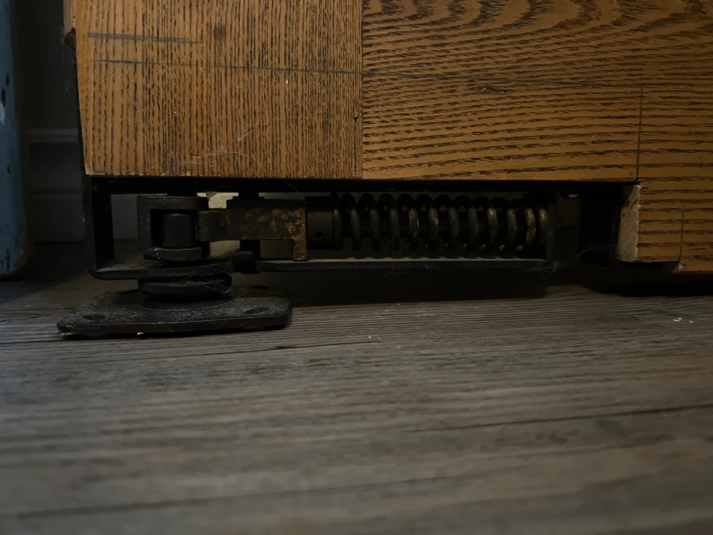 Antique Wooden Door with Mirror image indicator(2)