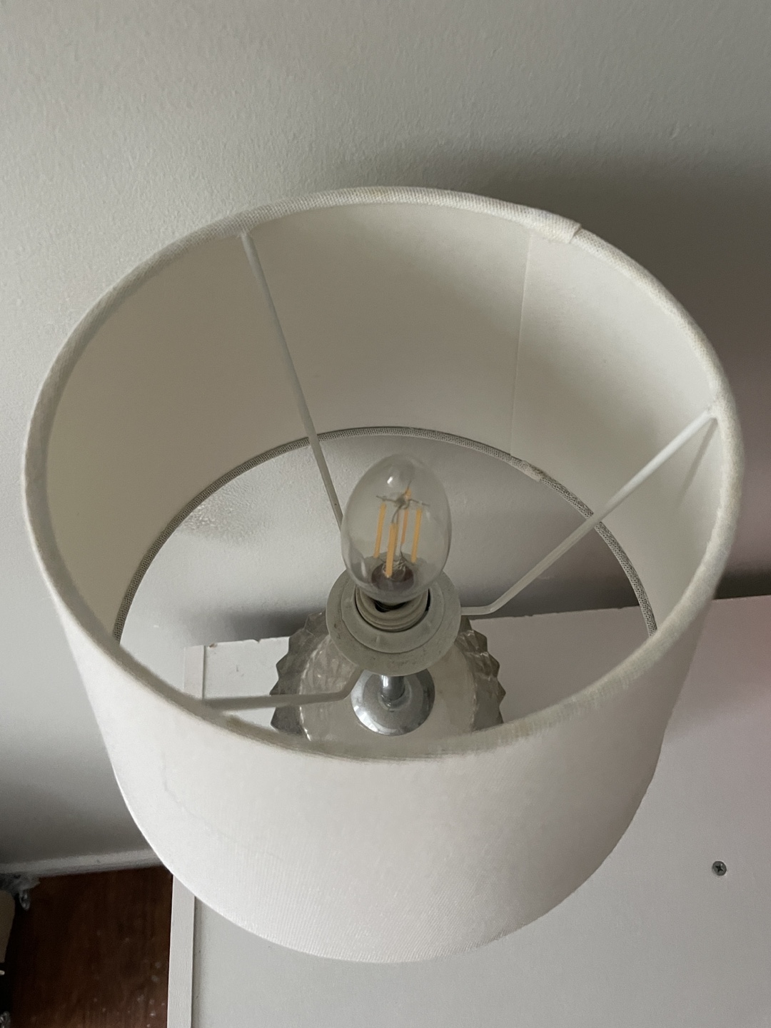 Glass Table Lamp #freecycle - photo 2