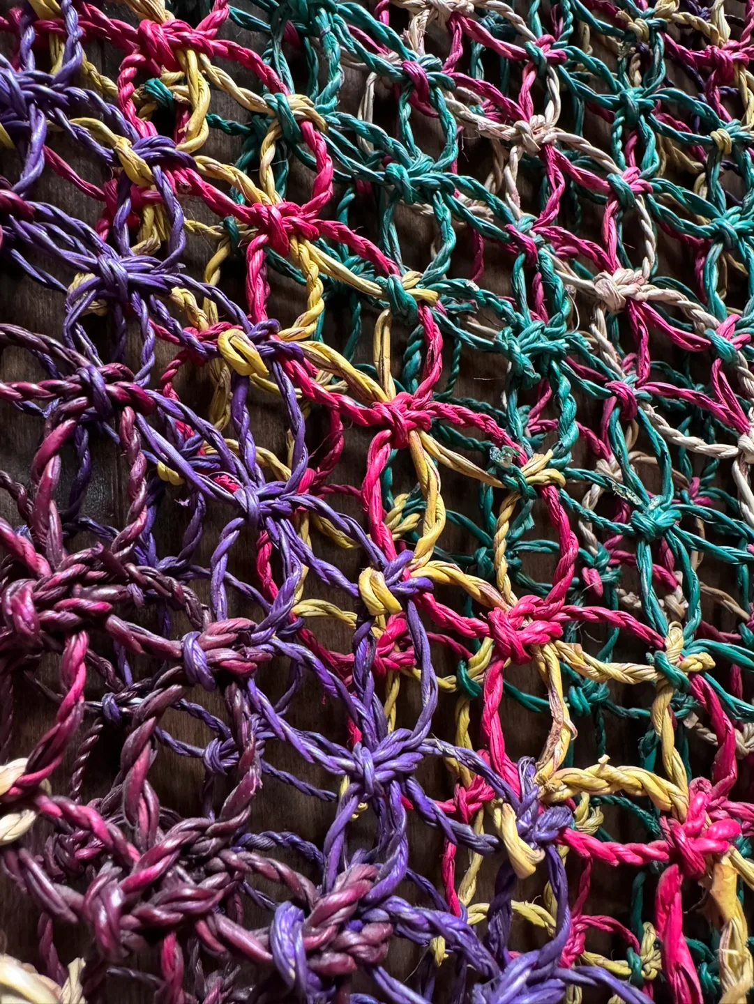 Rainbow  Handwoven tote image indicator(4)