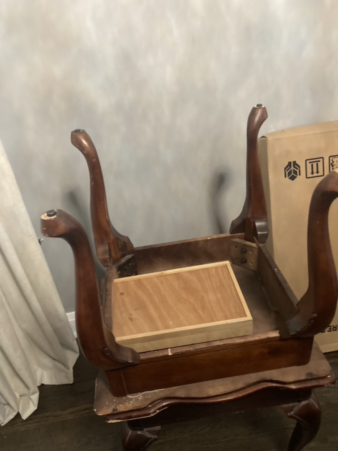 Pair of End Tables with Drawer - photo 3