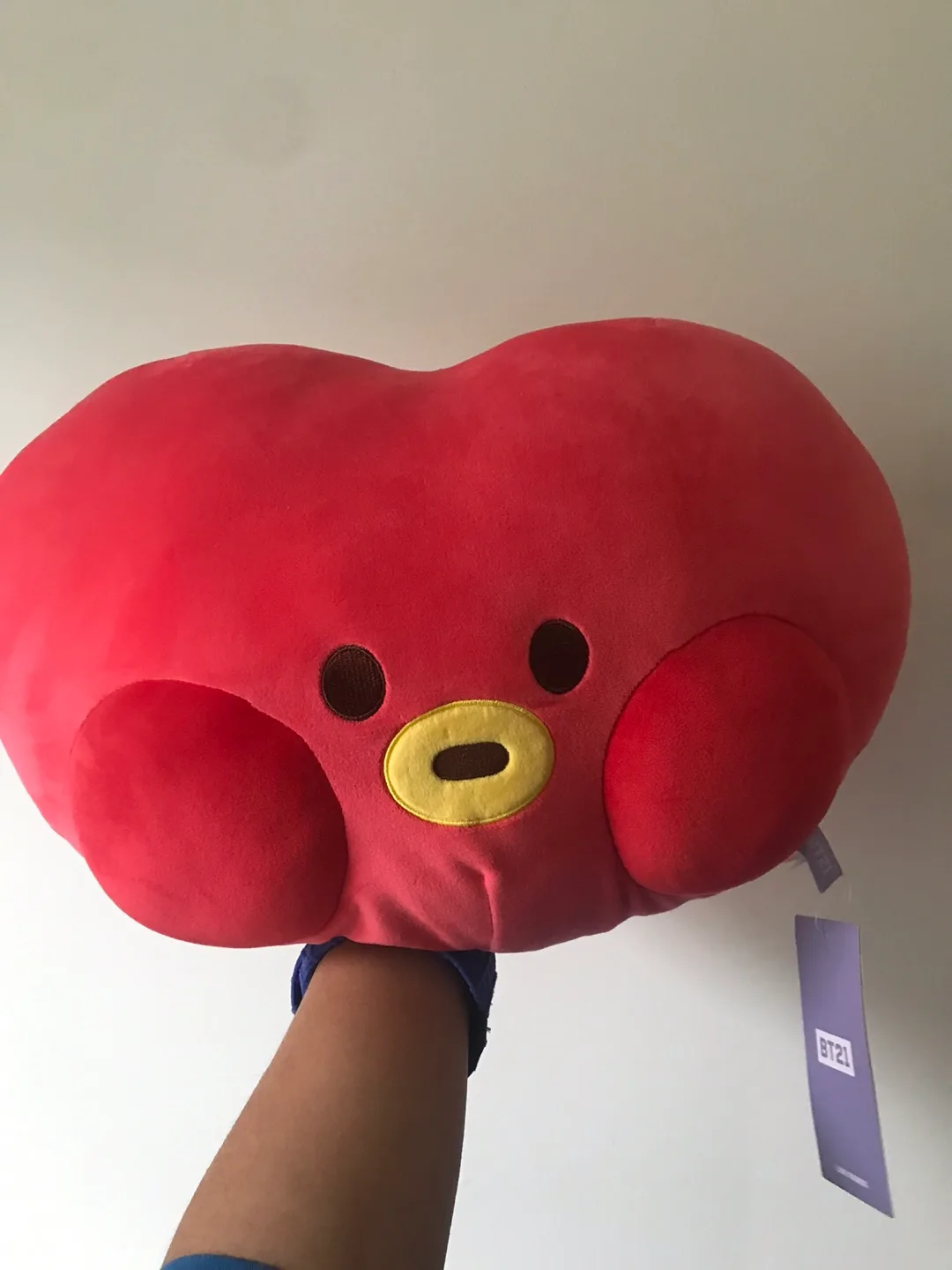 BTS BT21 TATA BIG HEAD CUSHION image indicator(2)