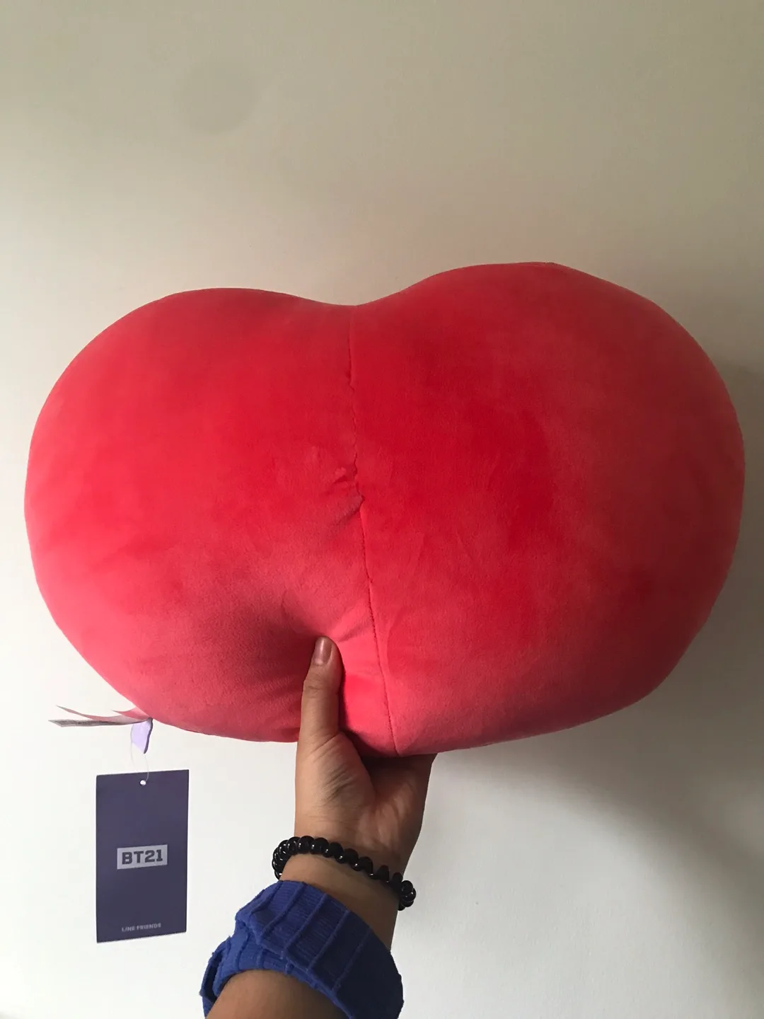 BTS BT21 TATA BIG HEAD CUSHION image indicator(3)