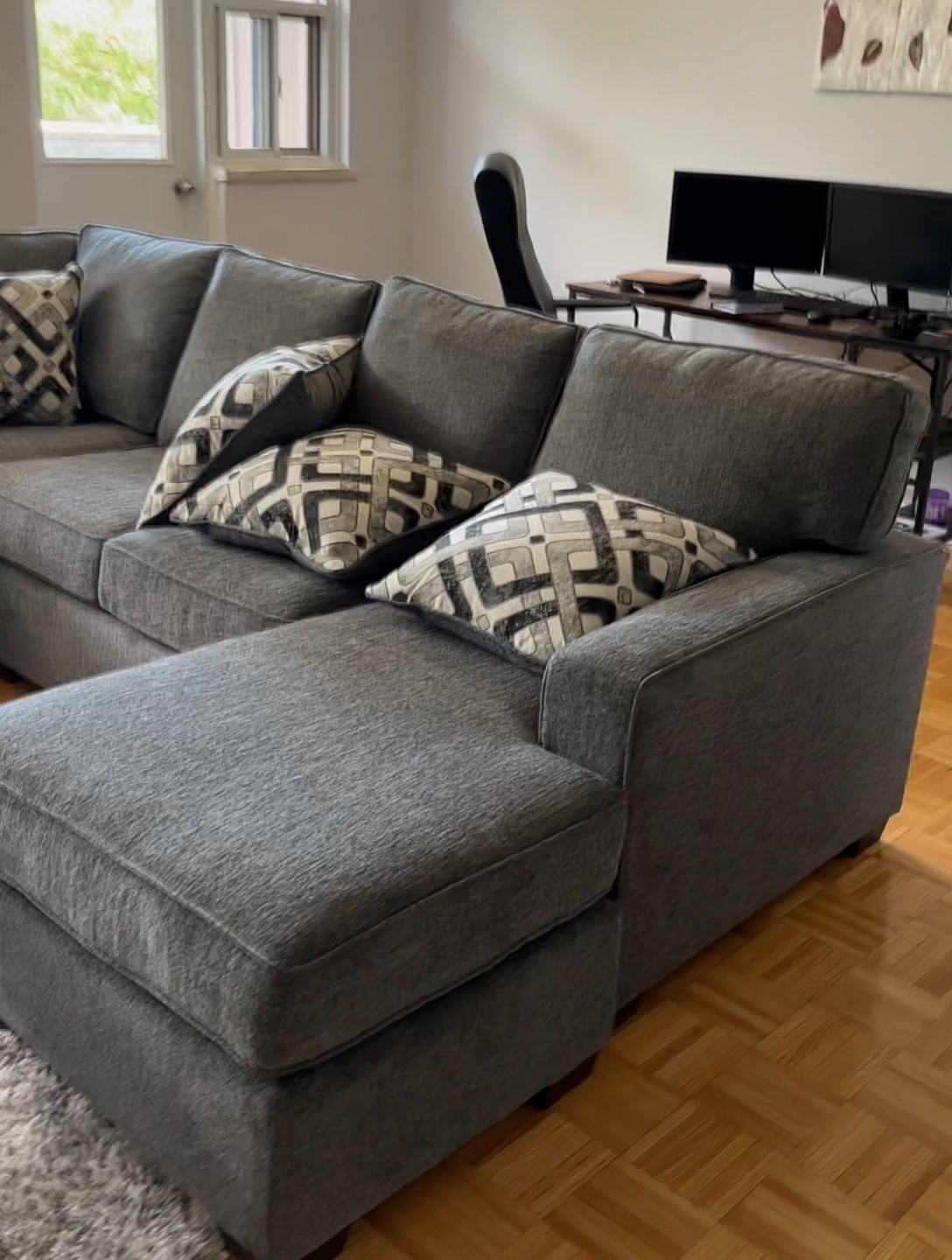 Grey Sectional Sofa - photo 4
