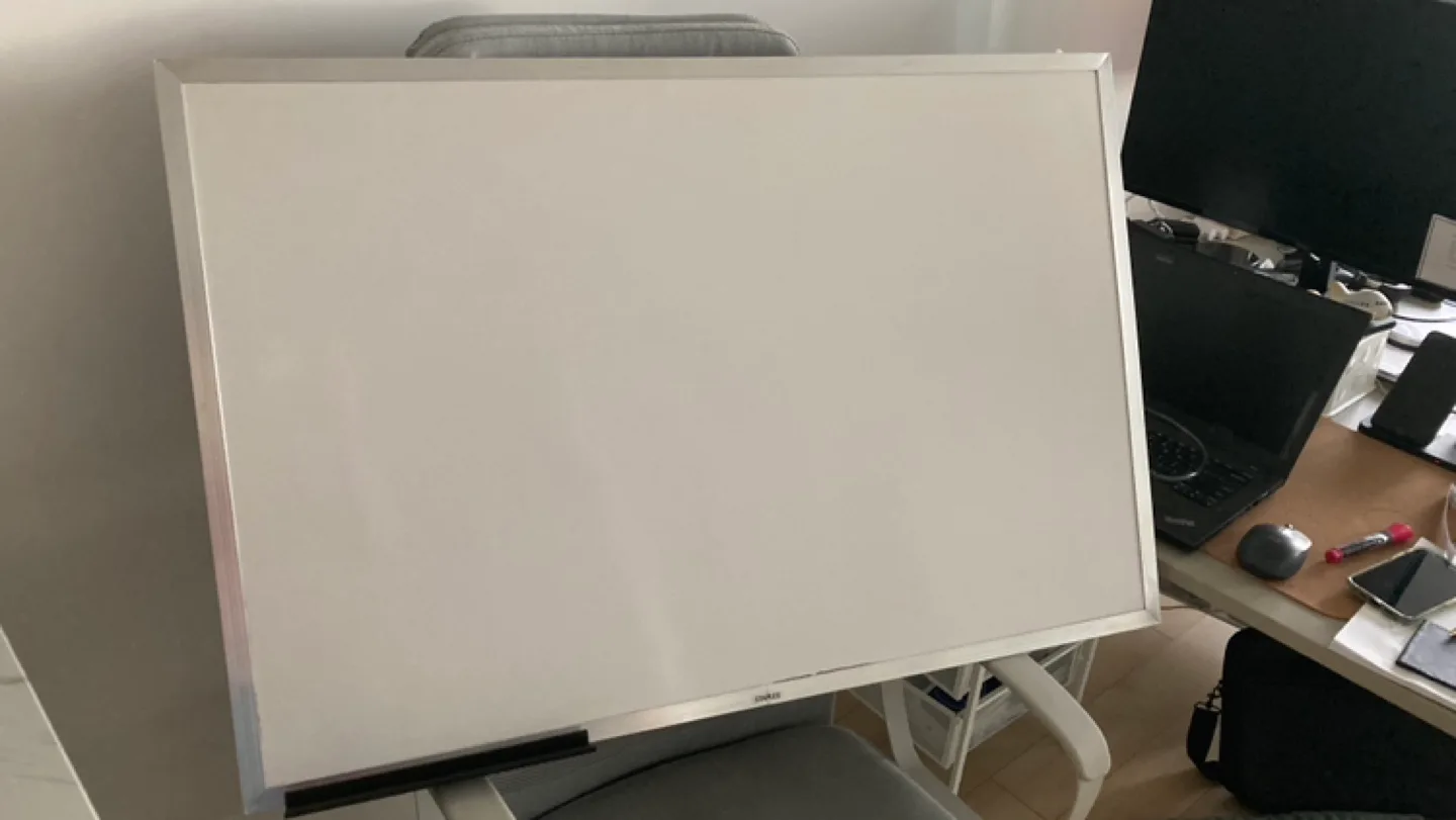 Whiteboard with silver frame thumbnail