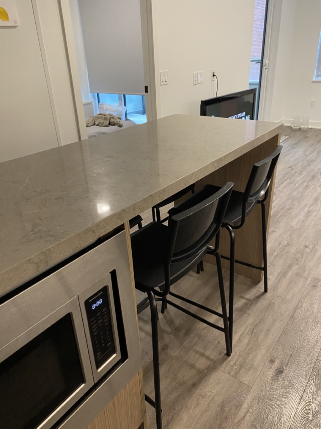 Set of 4 Black Bar Stools - photo 5