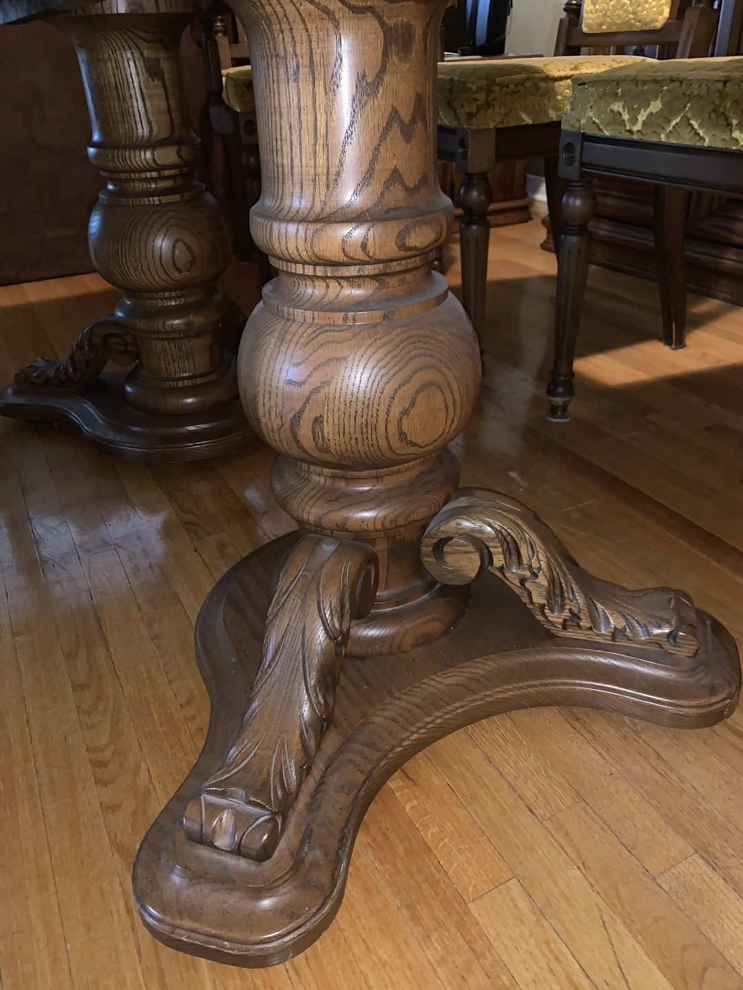 Solid Wood Dining Set #freecycle - photo 3