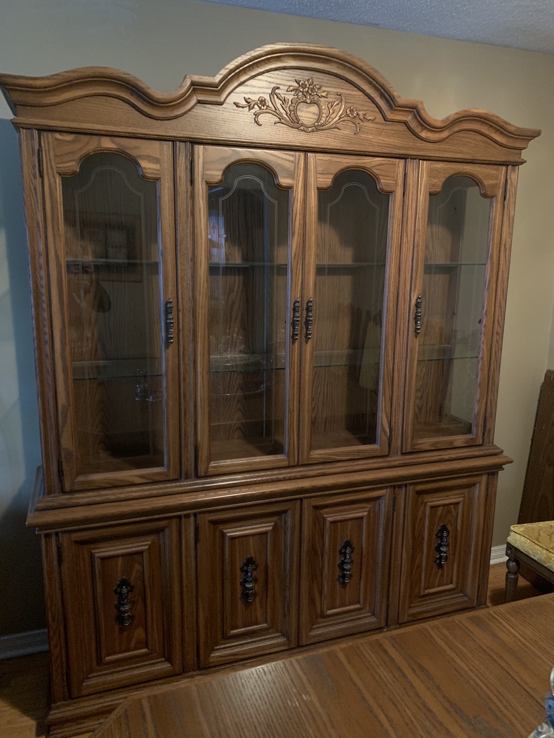 Solid Wood Dining Set #freecycle - photo 4