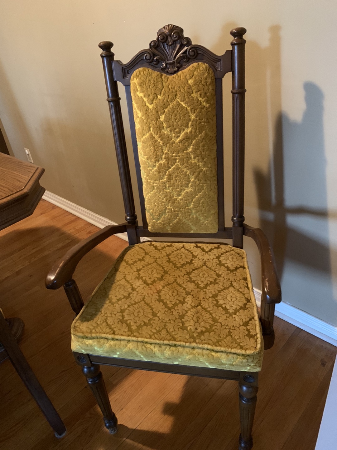 Solid Wood Dining Set #freecycle - photo 2