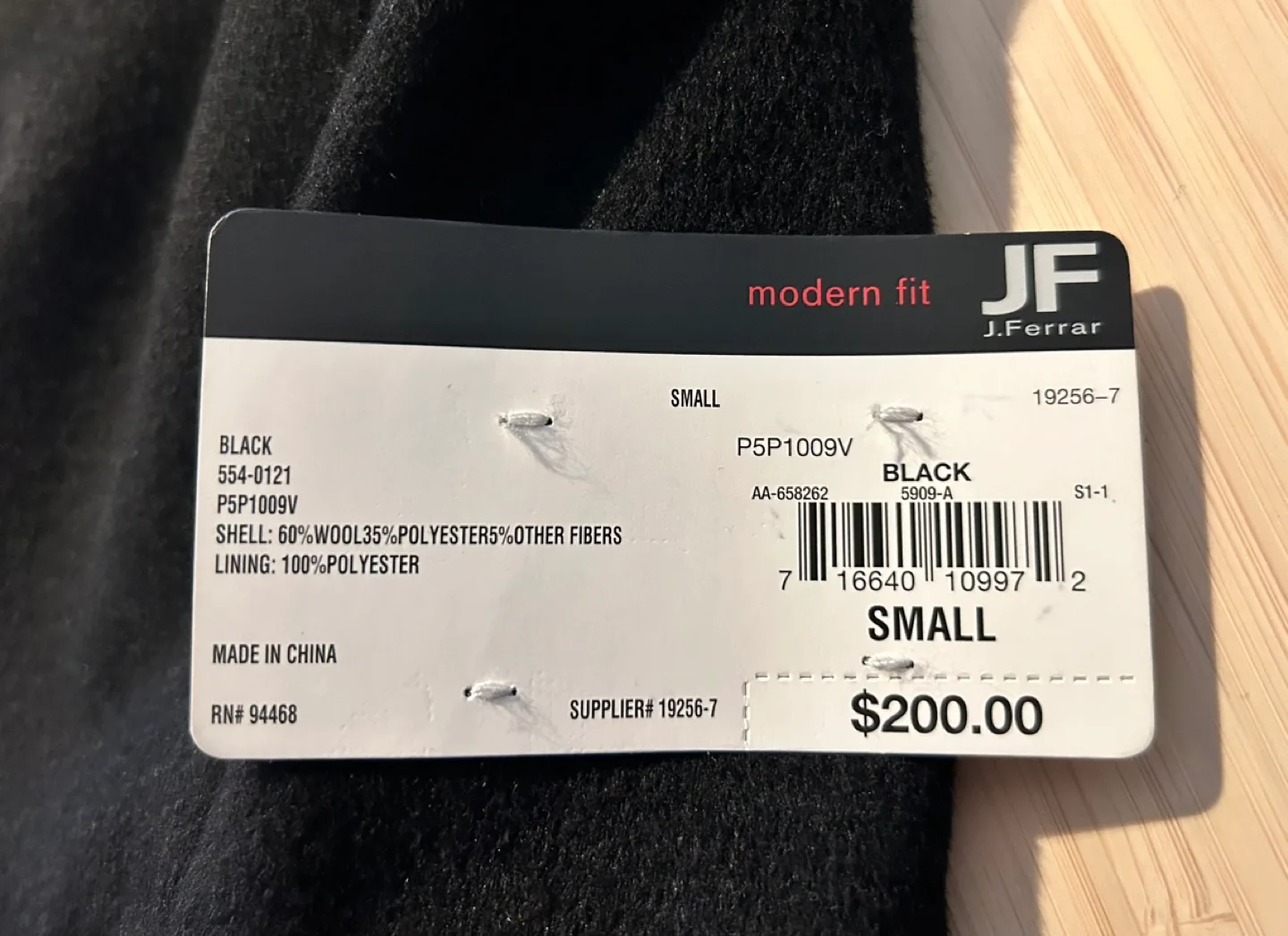 Men’s Double Collared Pea Coat image indicator(4)