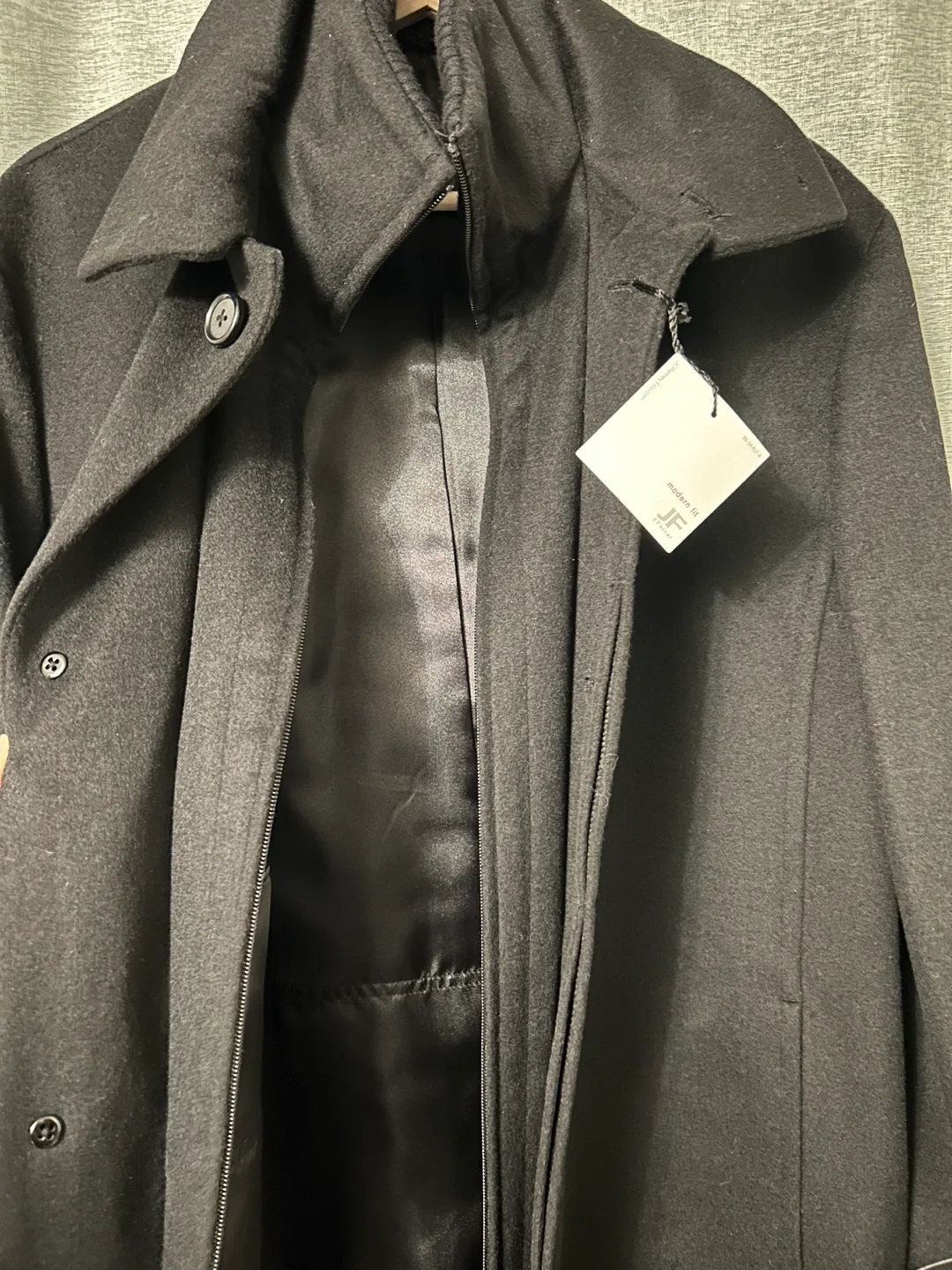 Men’s Double Collared Pea Coat image indicator(2)