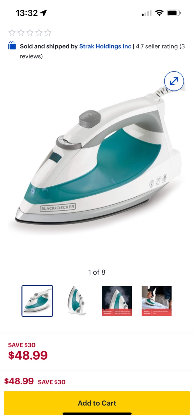 Black + Decker Iron - photo 4