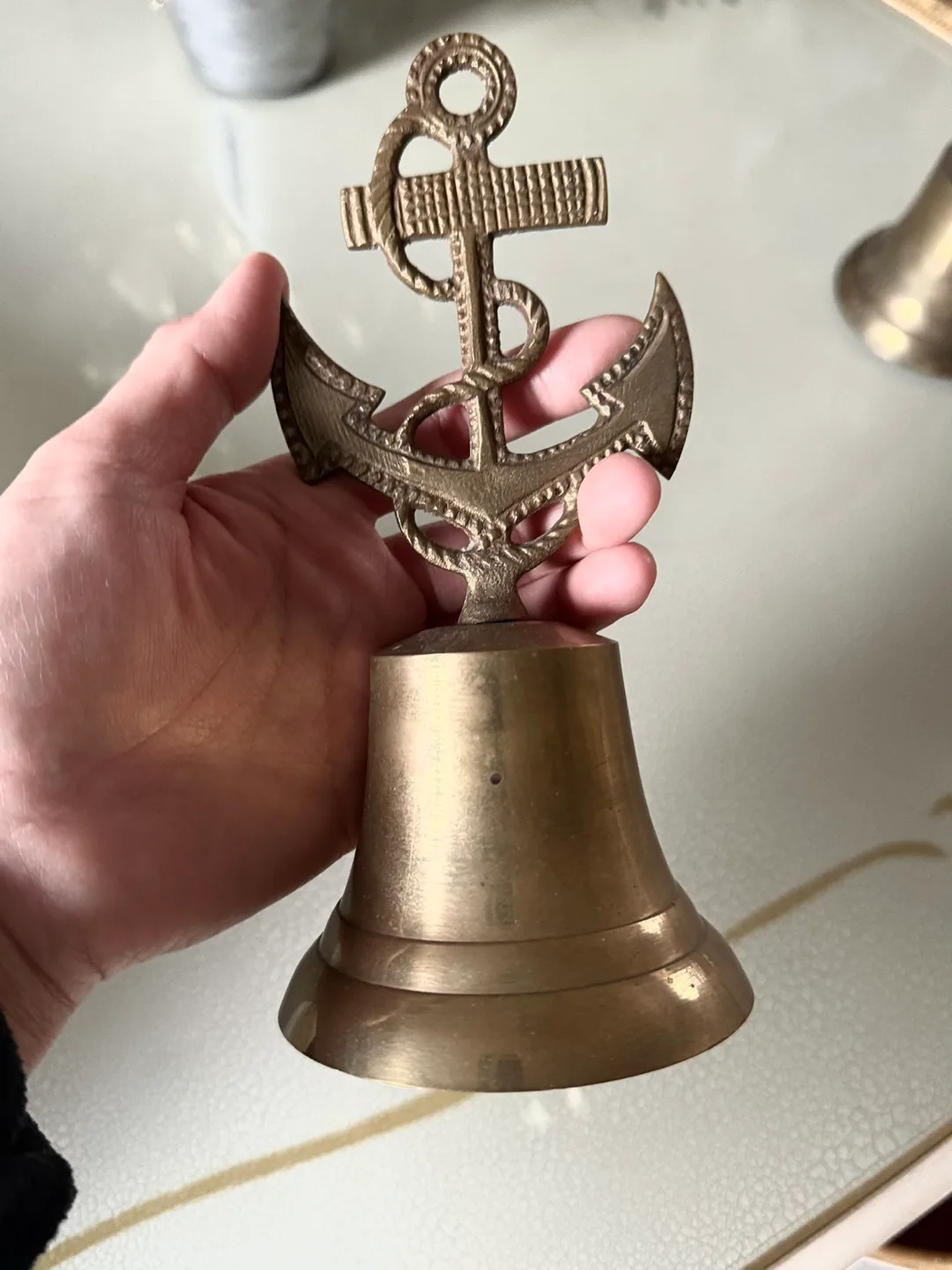 Brass Nautical Bells Set of 2 image indicator(3)