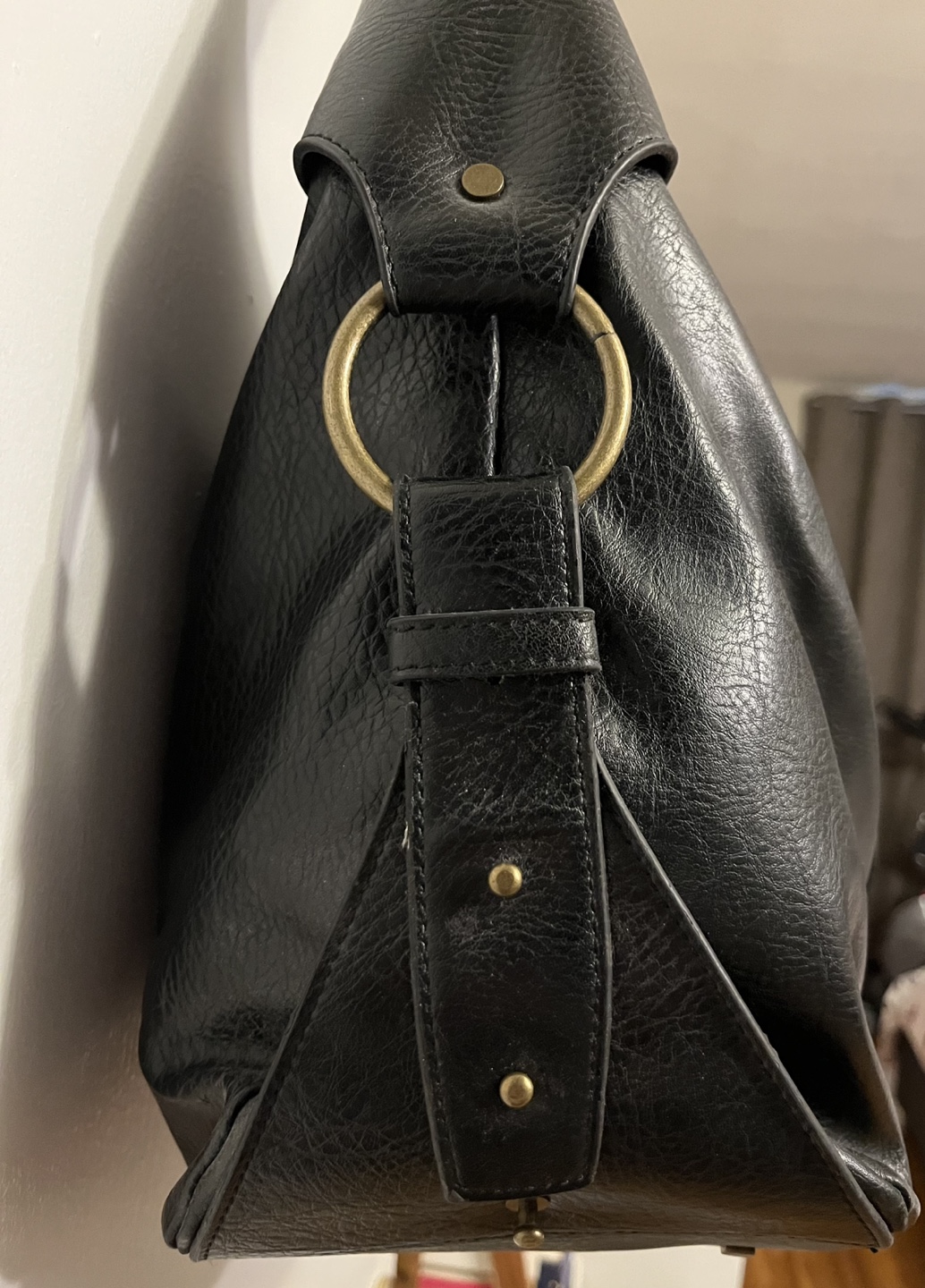 Samsara Black Vegan Leather Tote Bag - photo 3