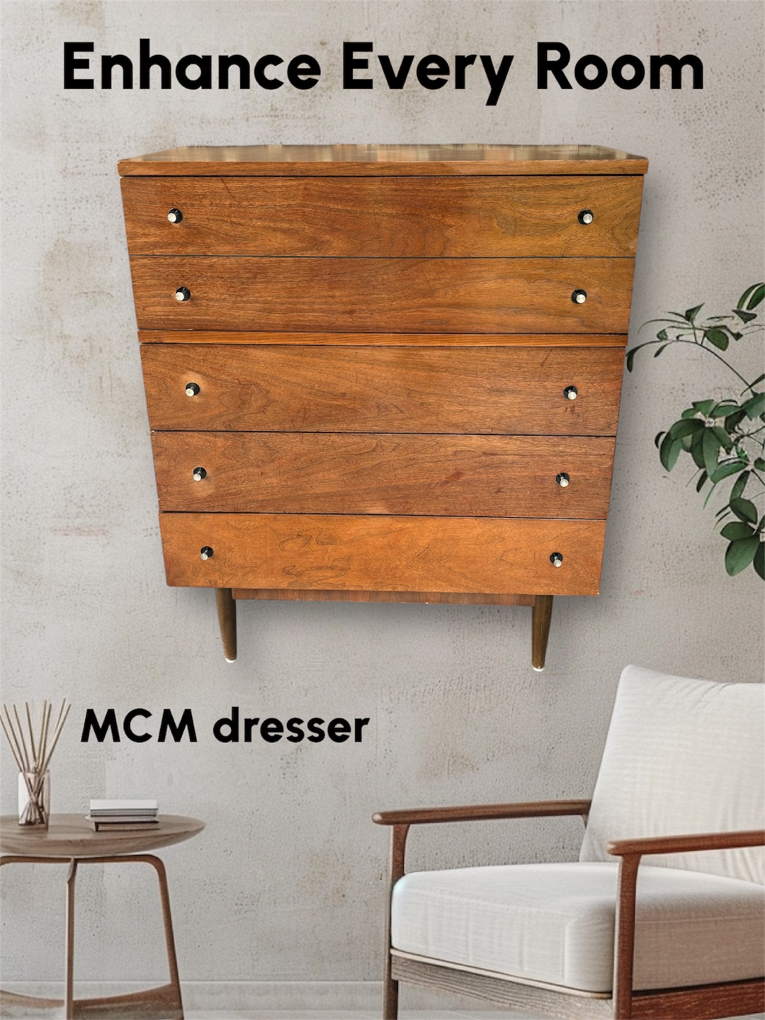 Mid Century Modern Dresser