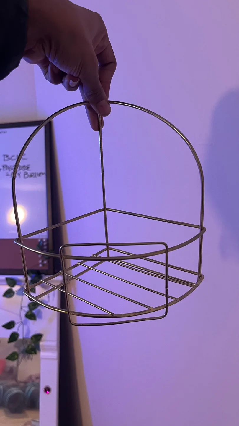 Gold Wire Corner Shelf/Organizer thumbnail