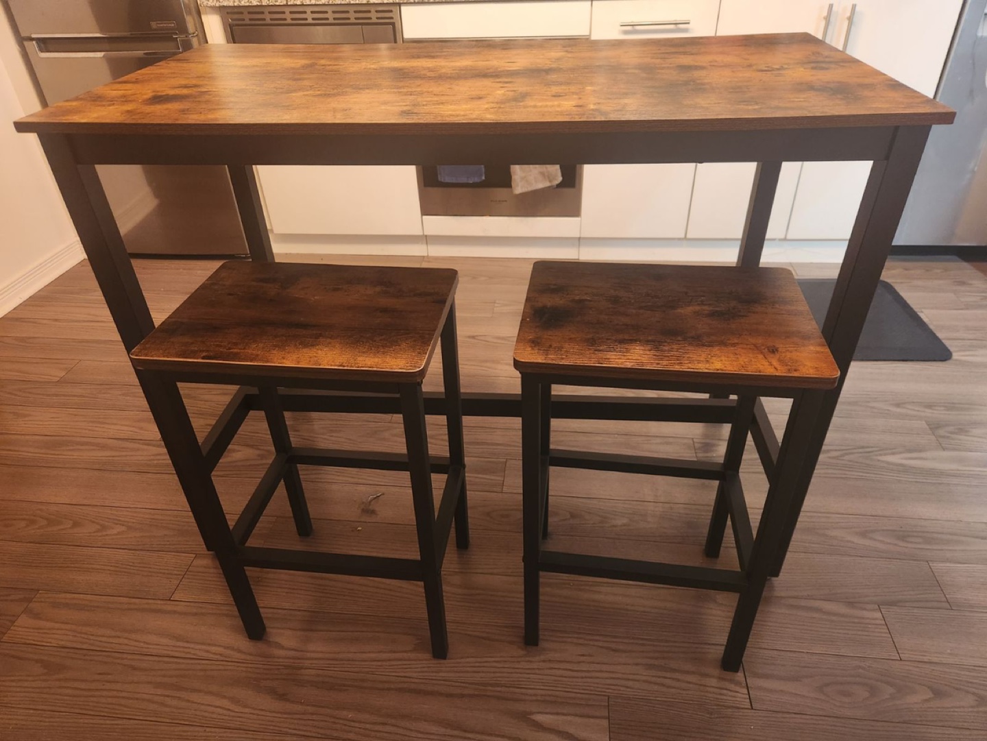 High table and stools