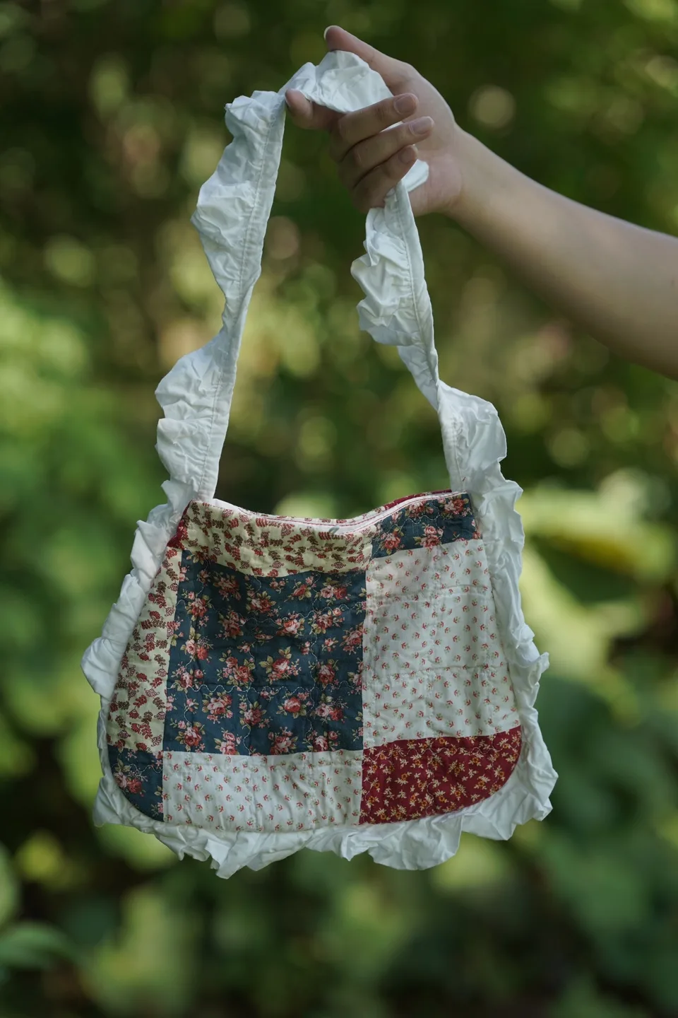 Patchwork Floral Handbag thumbnail