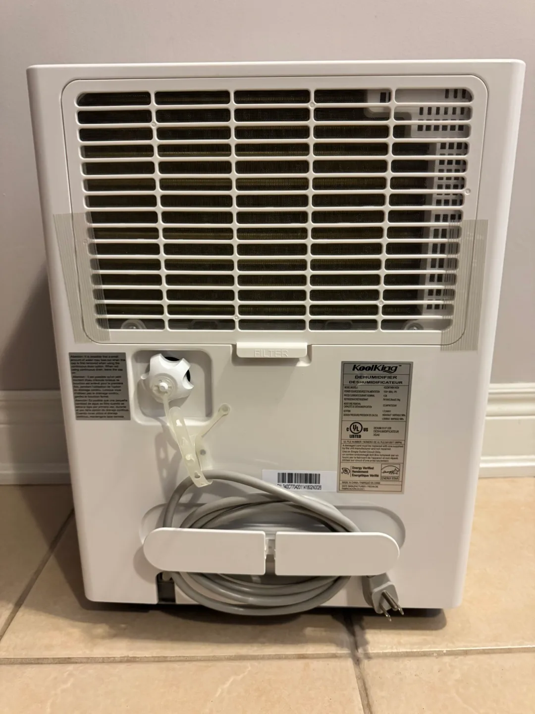 KoolKing 22 Pint Portable Dehumidifier image indicator(2)