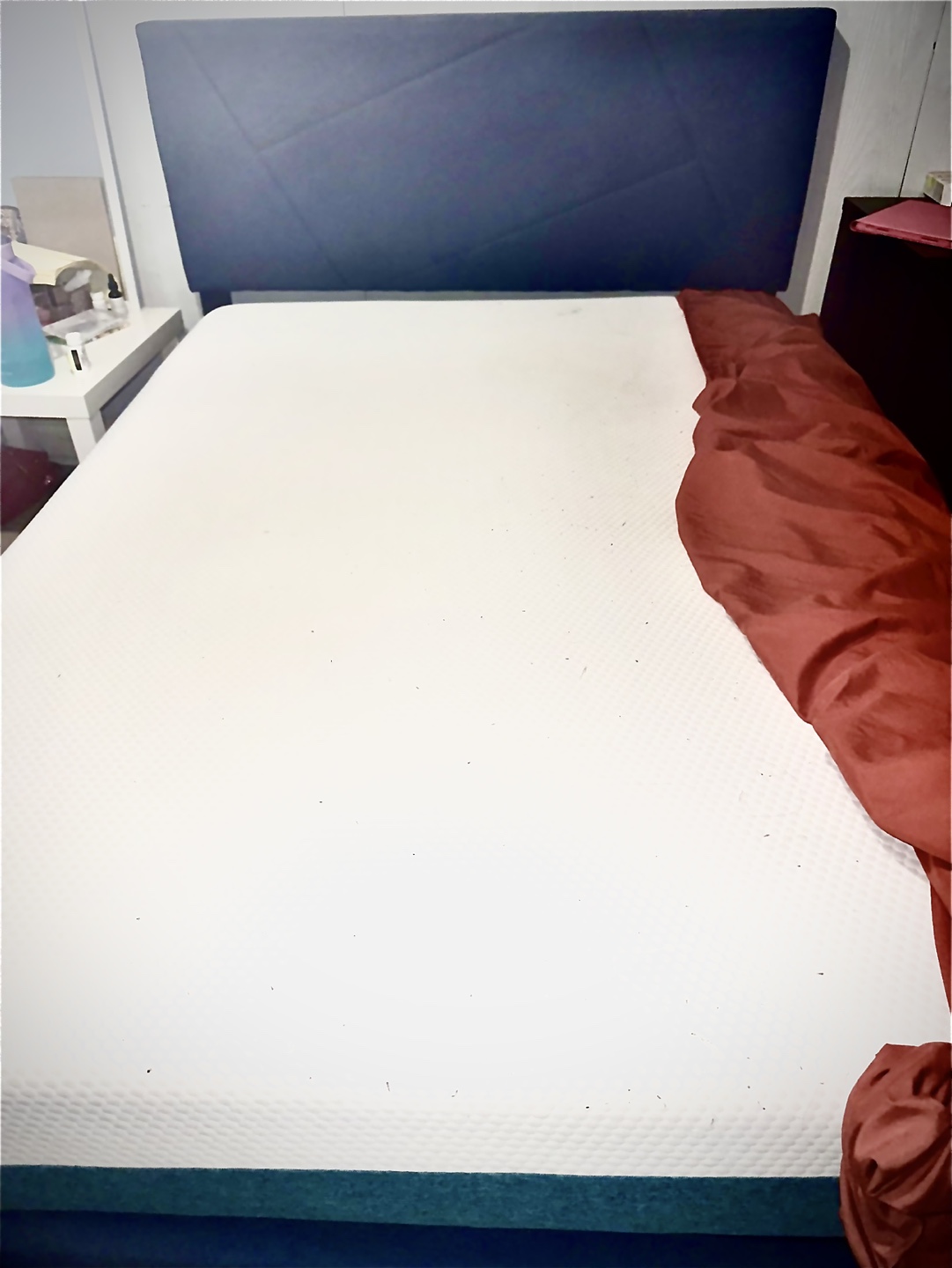 Full Size Upholstered Bed Frame with Headboard - photo 2