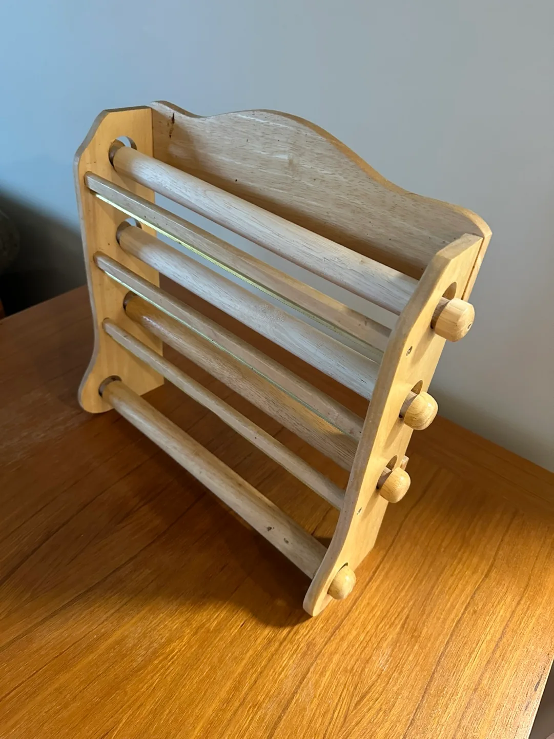 Wooden Wrap Organizer