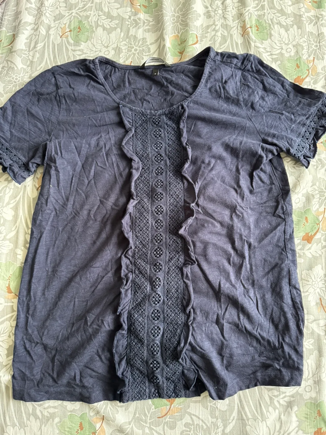 Vero Moda Navy Blue T-Shirt #freecycle thumbnail