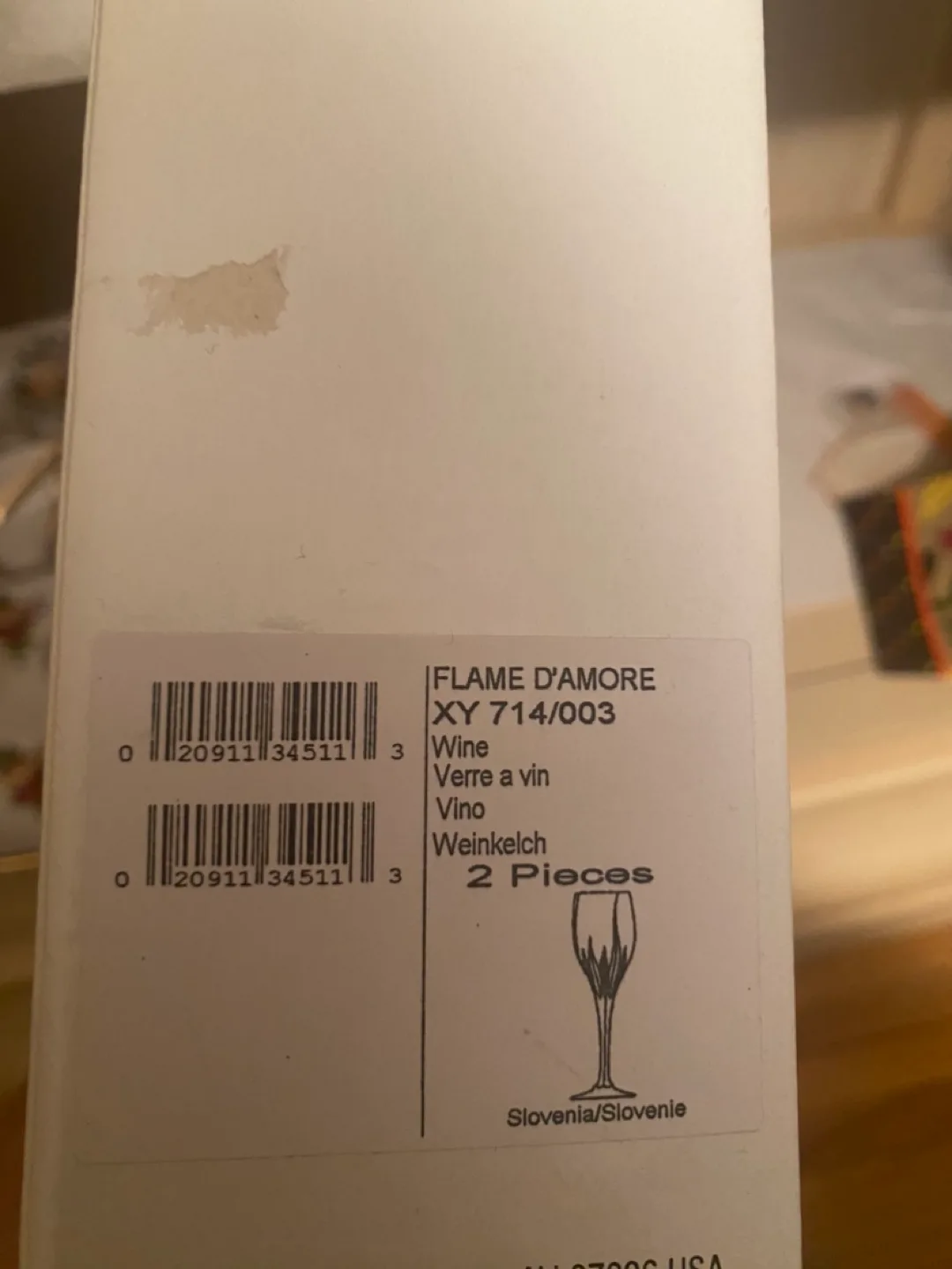 Mikasa Flame D'Amore Wine Glasses image indicator(5)