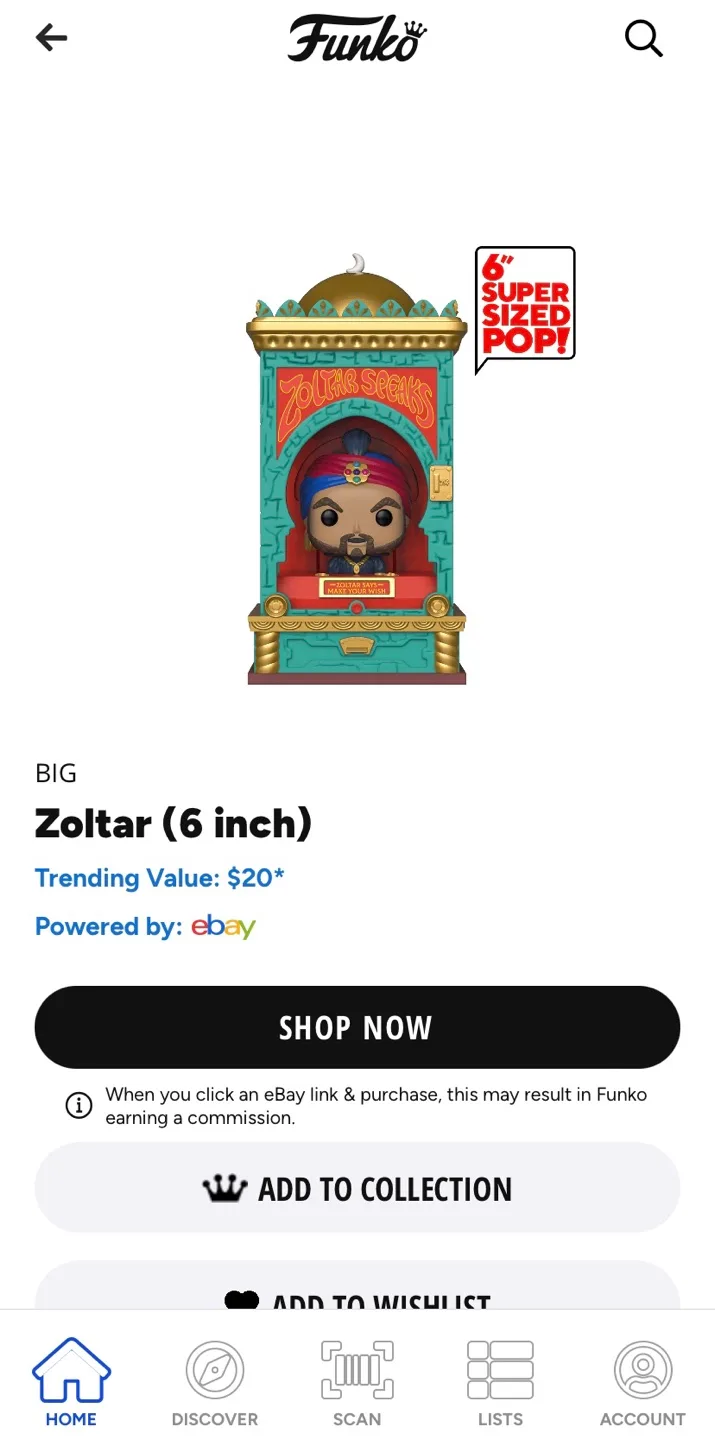 Funko Pop- Zoltar 6 inch #796 image indicator(5)