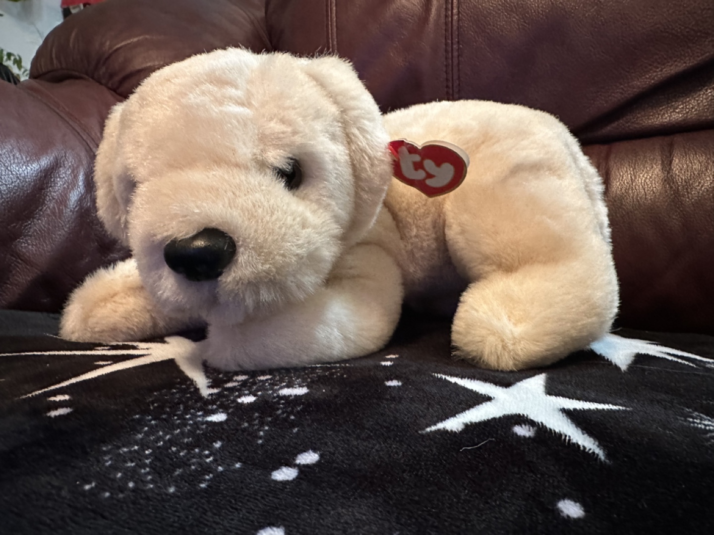 Ty Beanie Baby -  Golden Retriever Muffin
