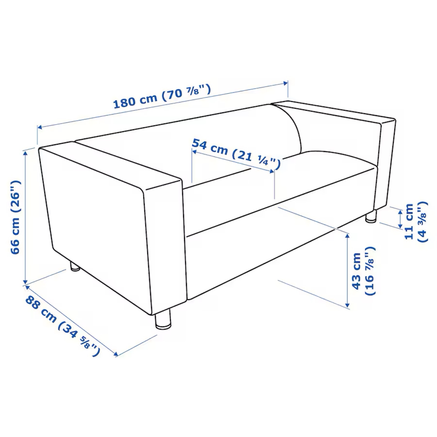 IKEA Klippan loveseat couch - photo 4