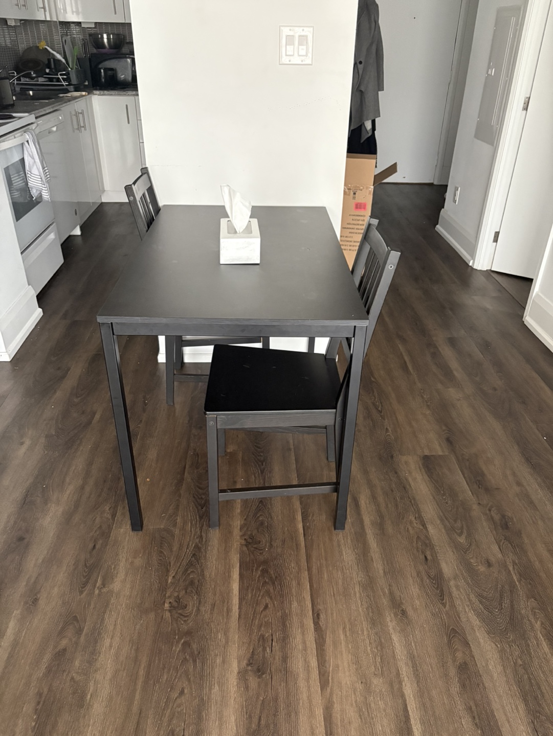 IKEA Sandberg Table and Two Chairs