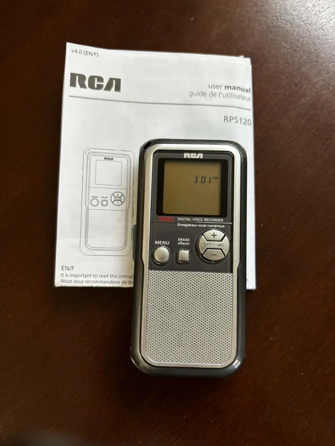 RCA RP5120 Digital Voice Recorder thumbnail
