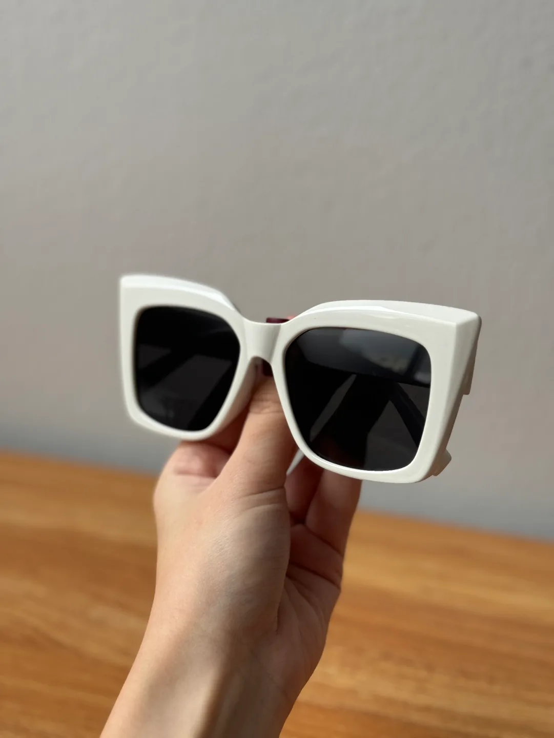 White Cat Eye Sunglasses thumbnail