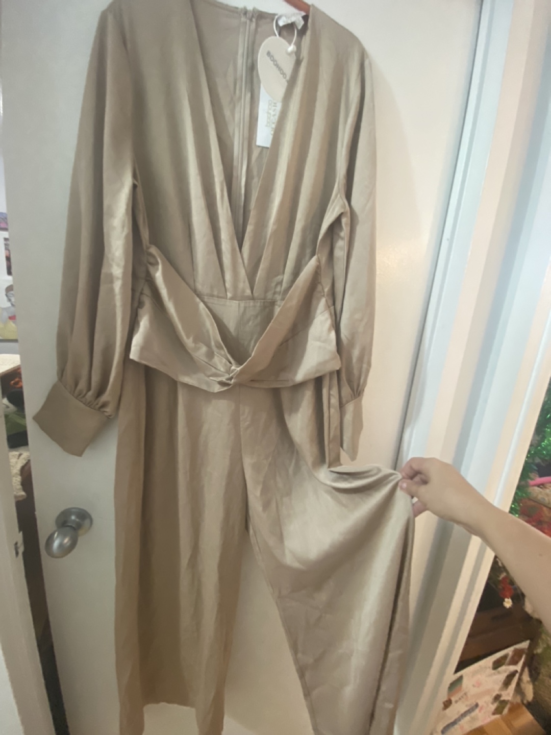 Brand new with tags! Satin Jumpsuit - photo 2