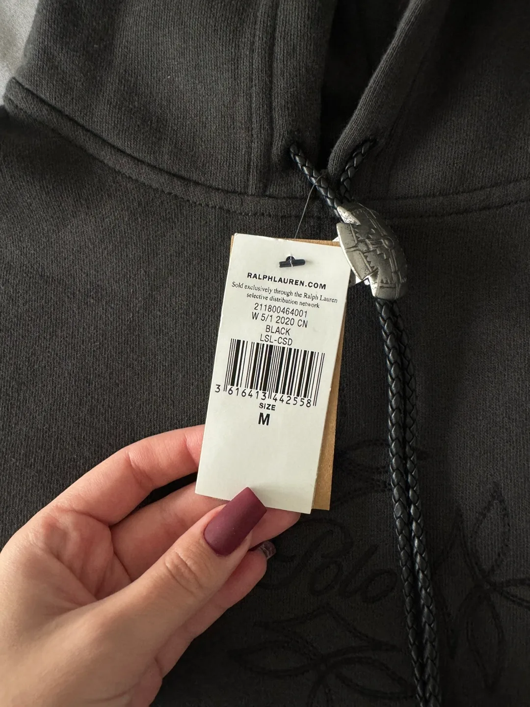 Polo Ralph Lauren Black Hoodie Dress image indicator(3)