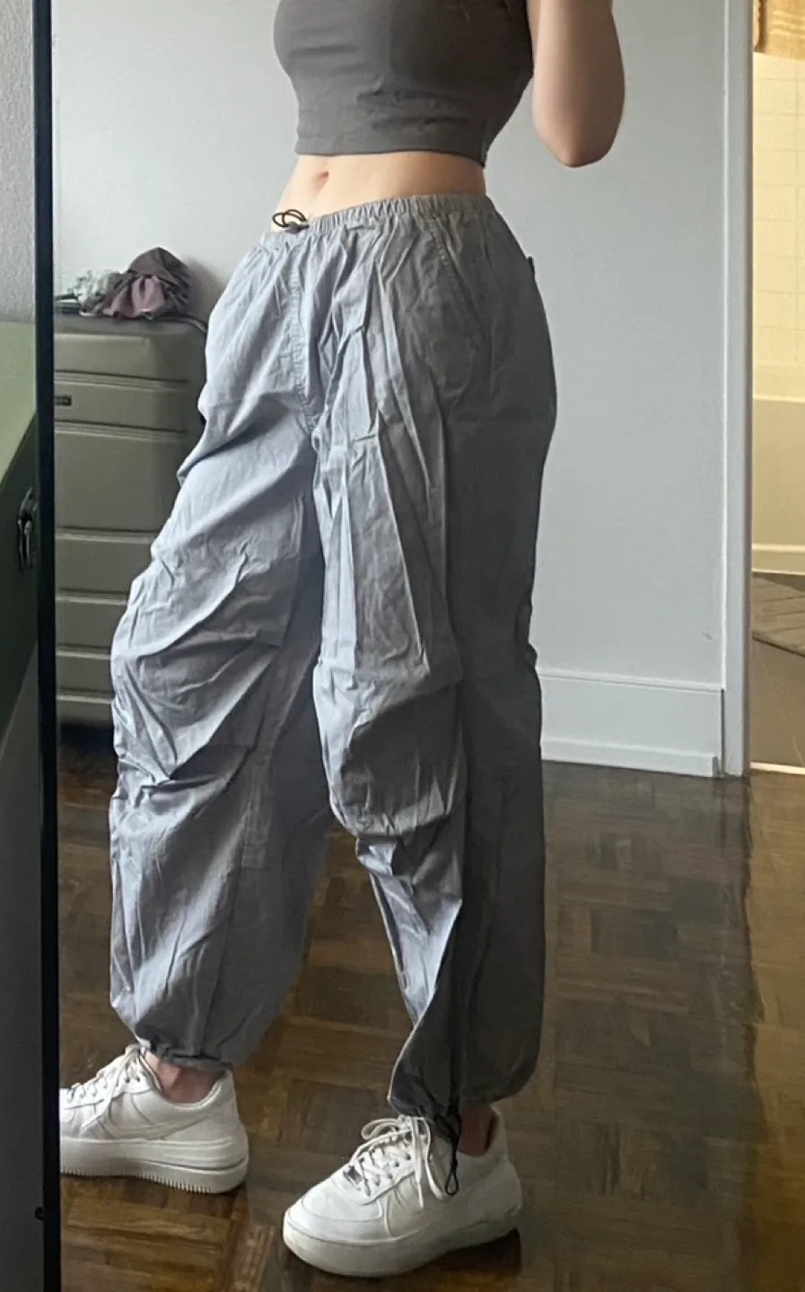 Grey Cargo Pants image indicator(2)
