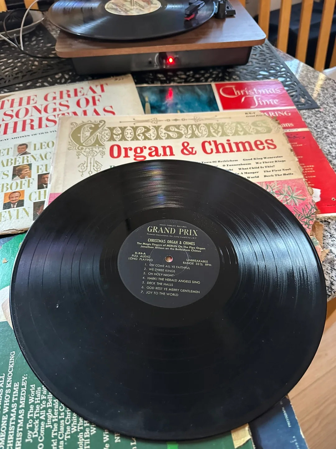 Vintage Christmas Vinyl Records - Lot of image indicator(6)