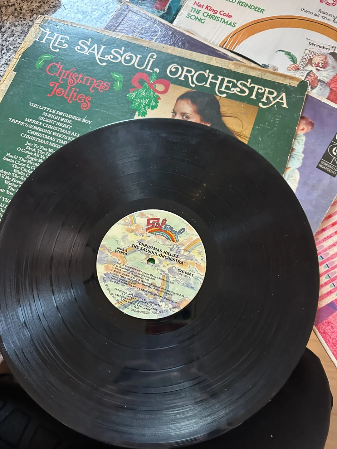 Vintage Christmas Vinyl Records - Lot of image indicator(3)