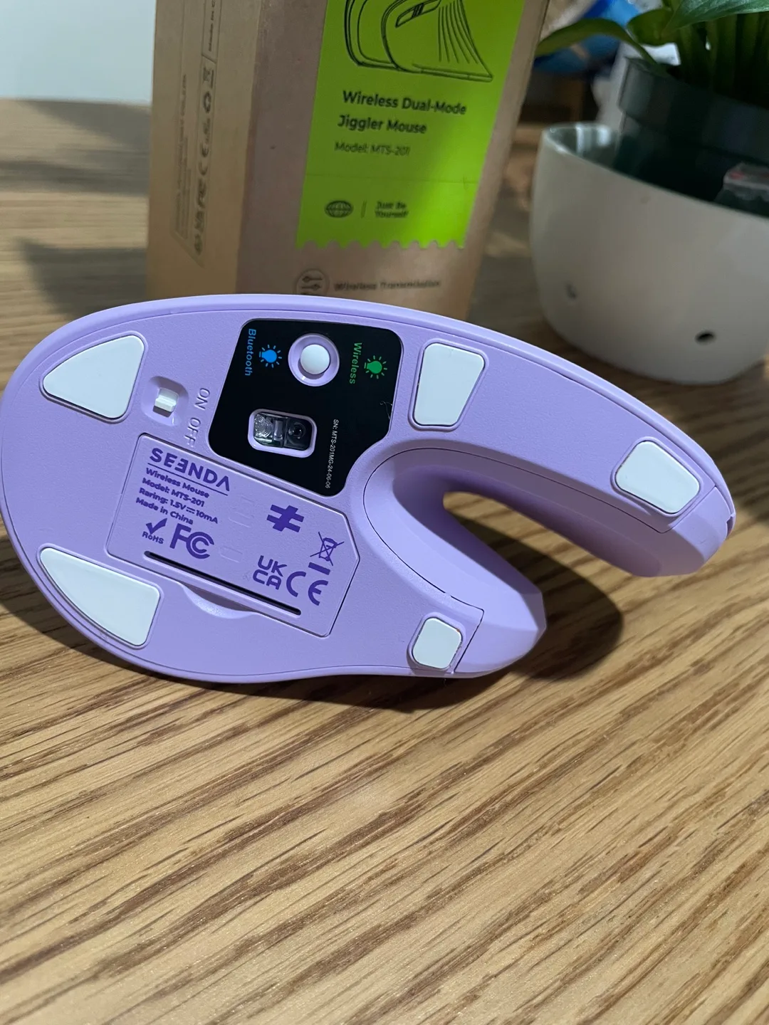 Seenda Wireless Dual-Mode Jiggler Mouse image indicator(3)