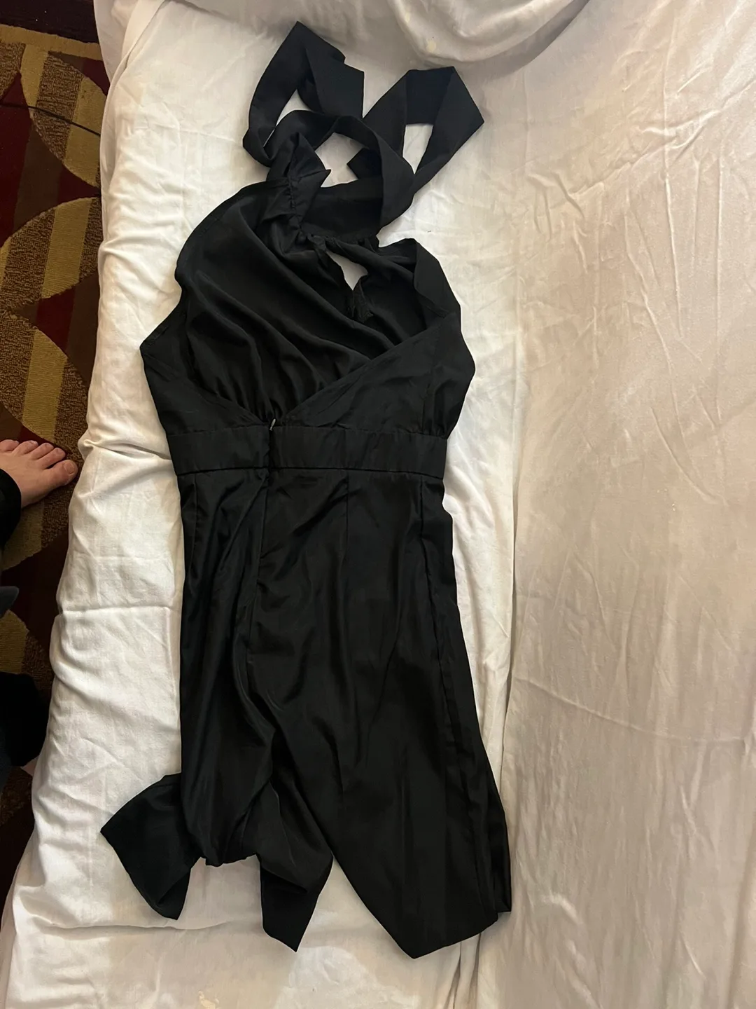 Black Halter Jumpsuit image indicator(3)