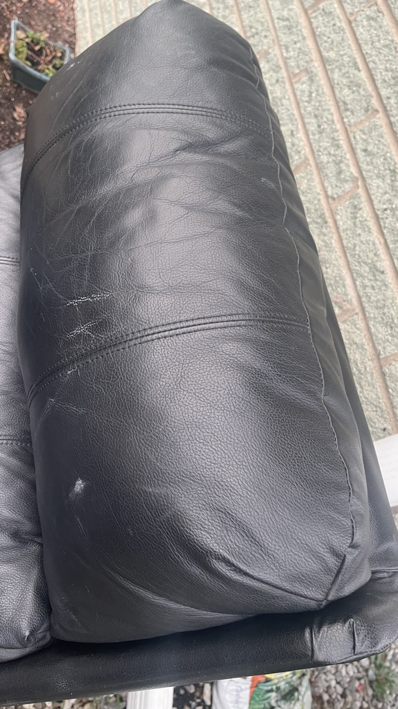 Black Leather Recliner check Mor pictures - photo 4
