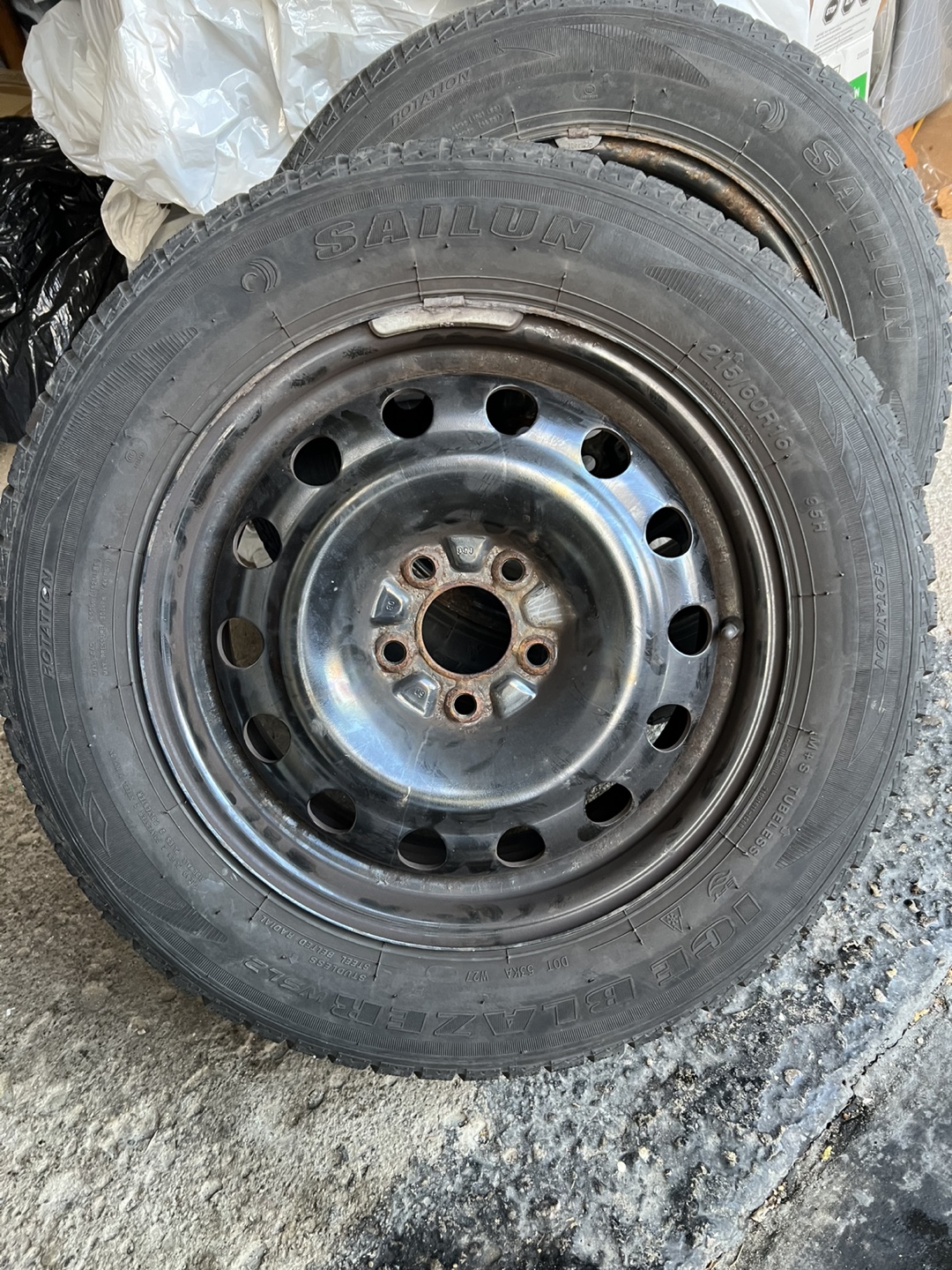 Honda Crv set of 4 winter tires and rims - photo 4