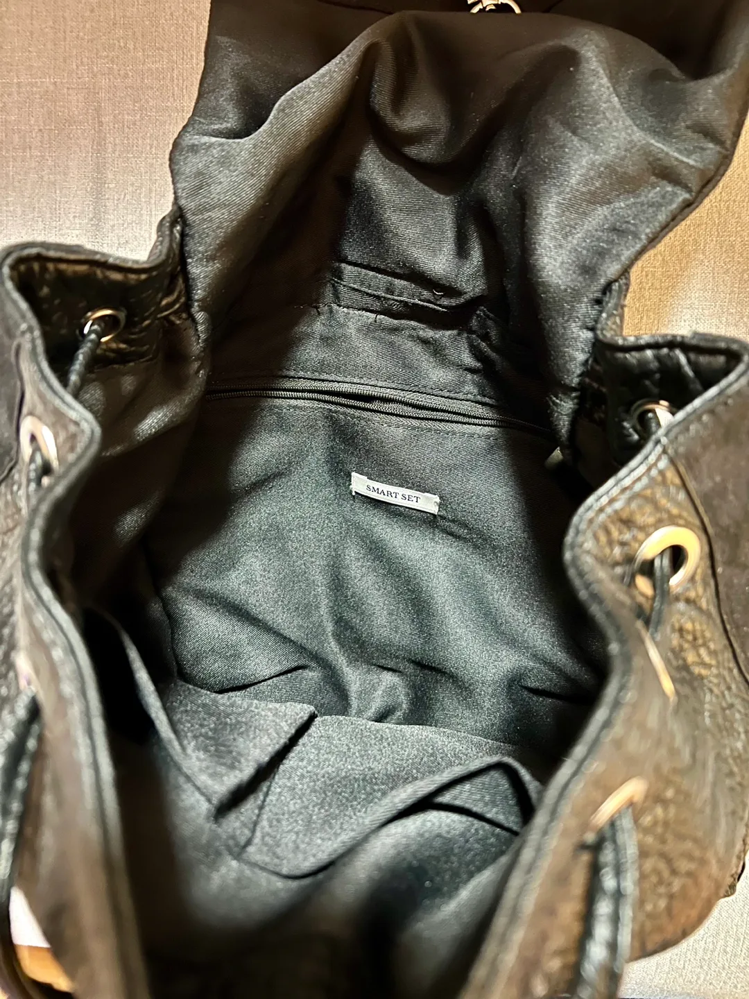 Smart Set Black Backpack image indicator(3)