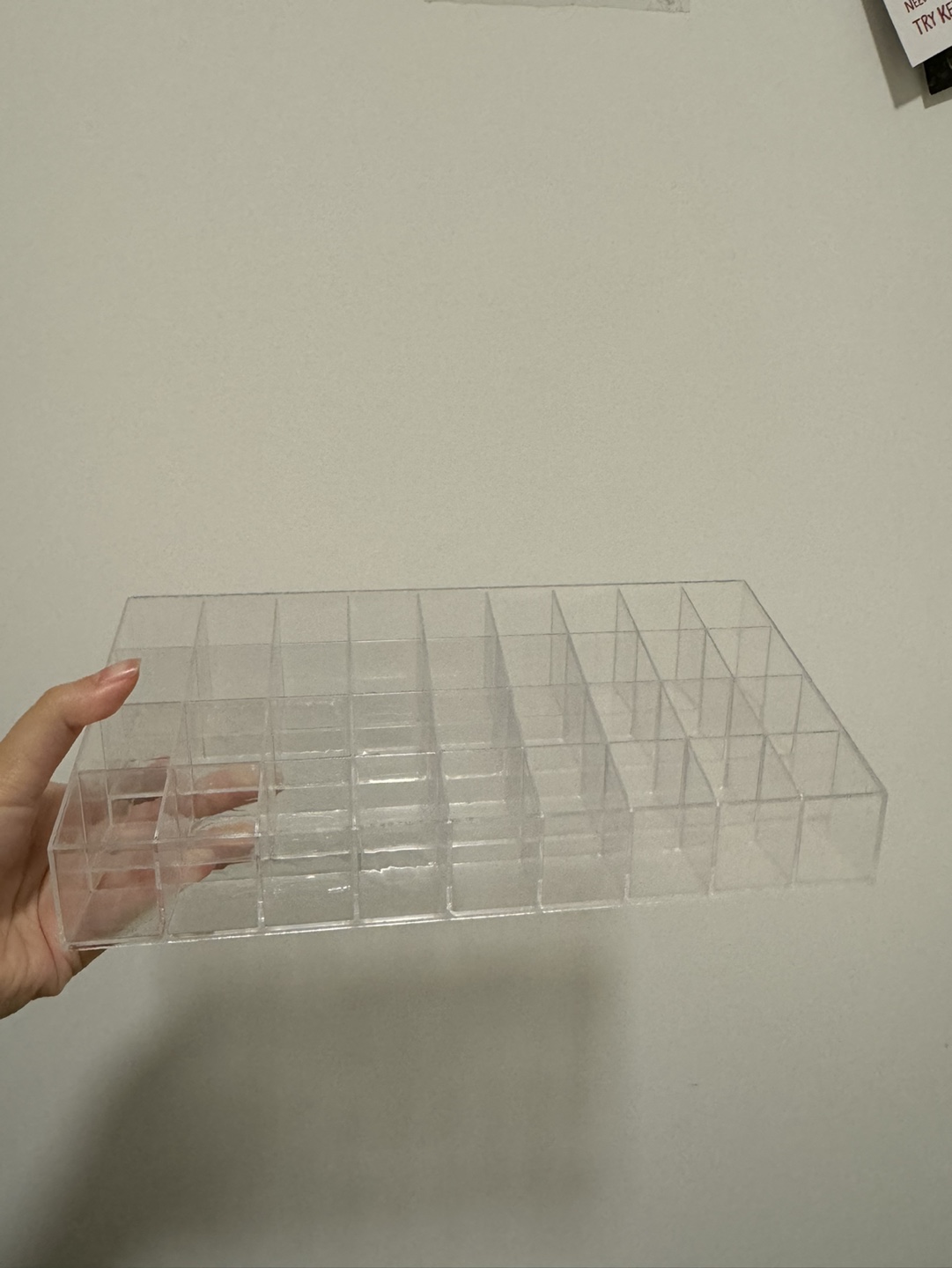Clear Acrylic Makeup Organizer 36 lipsticks holder - photo 2