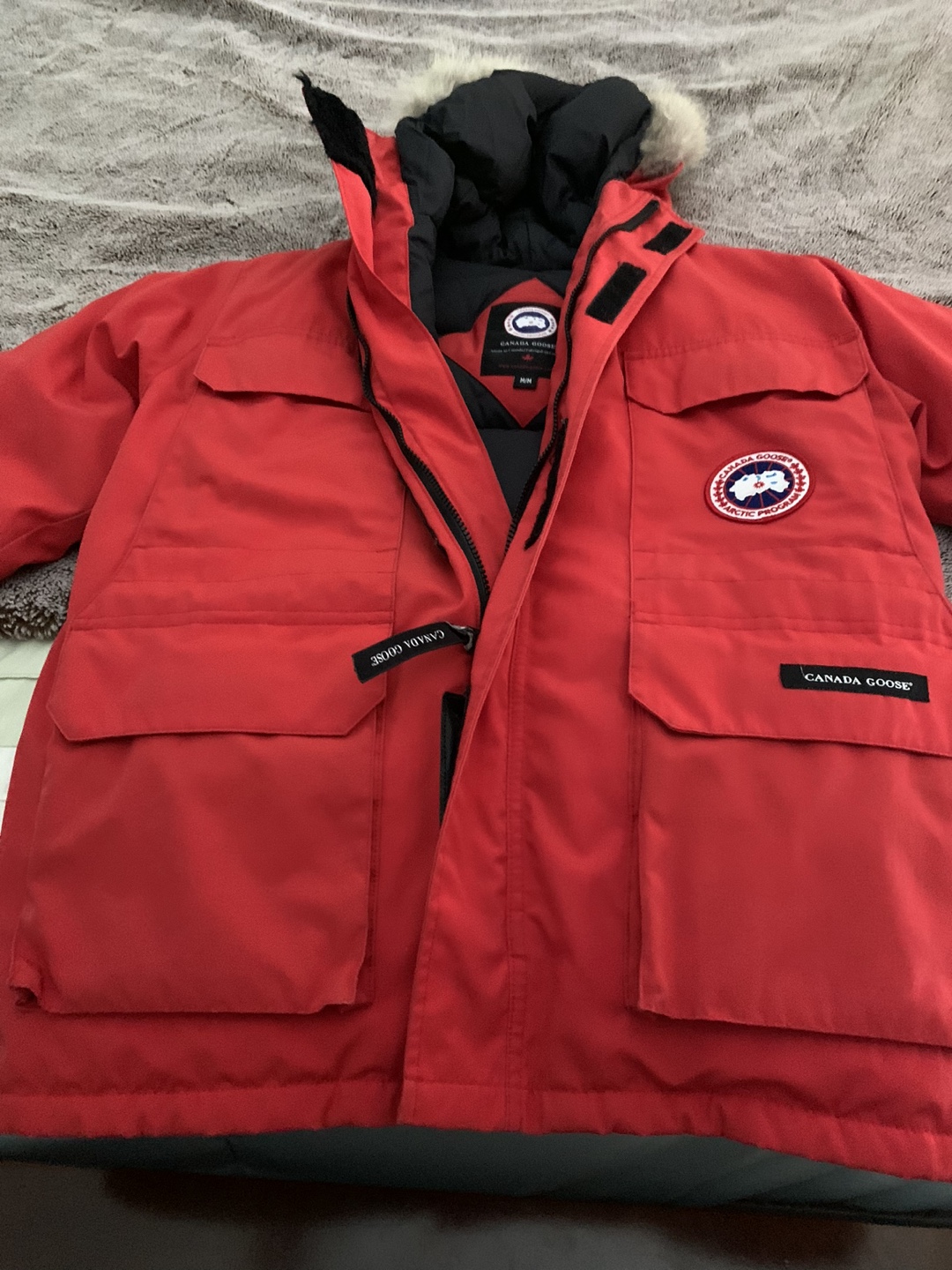 Canada Goose Women's Red Expedition Parka
