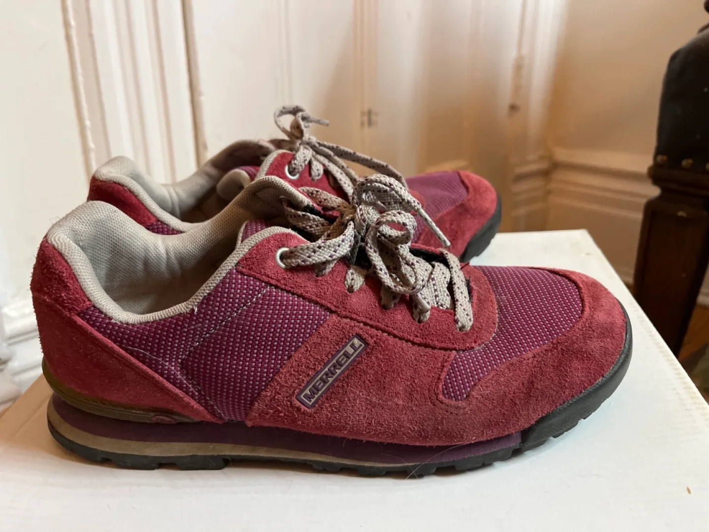 Merrell Women's deep pink and purple Sneakers image indicator(2)