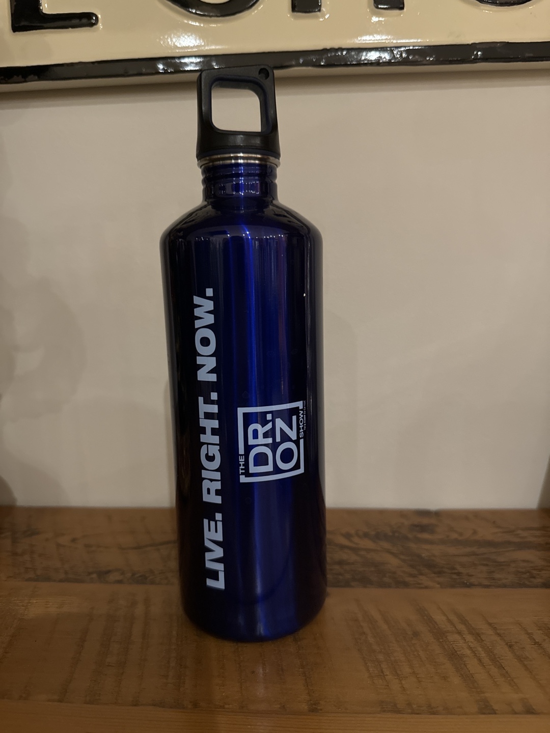 Dr. Oz Live Right Now Water Bottle. New used
