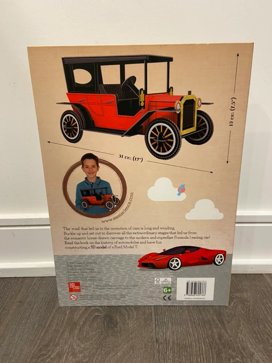 New! History of Cars book a 3D Model! Kids toy set! image indicator(2)