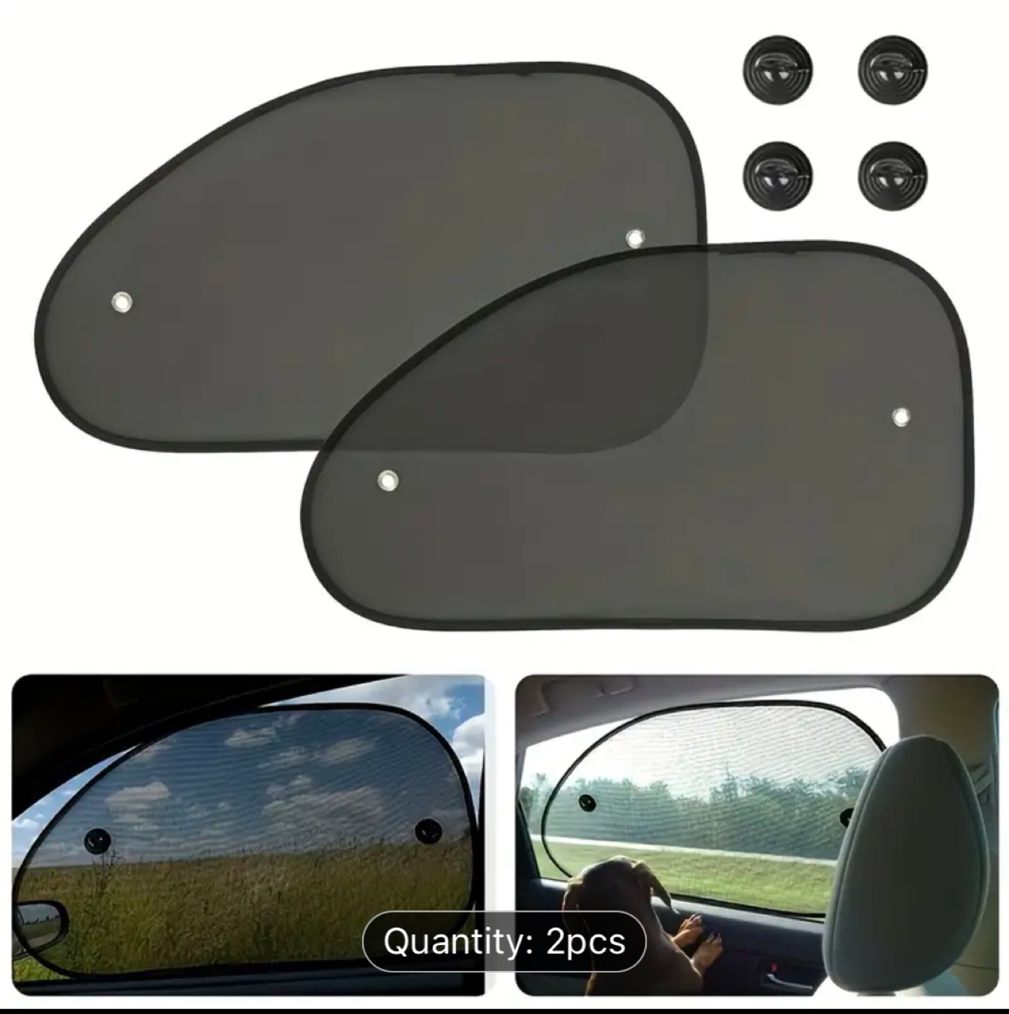 Free - Car window sun shade and tissue holder - photo 2