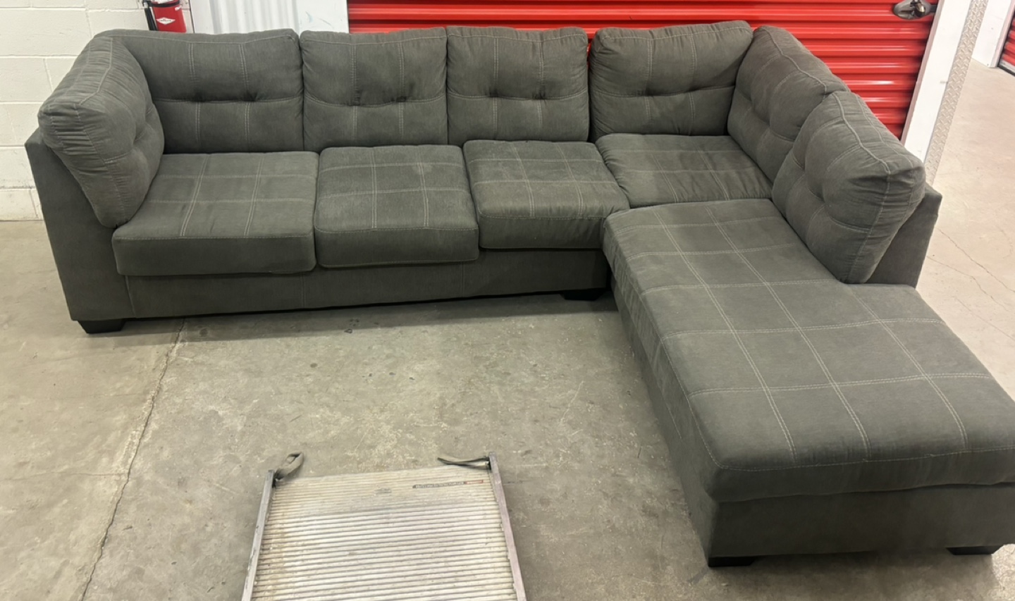 Grey Sectional Sofa - photo 3